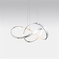 thumbnail image 2 of WAC Lighting Vornado 20" LED 3000K Contemporary Aluminum Pendant in Chrome, 2 of 5