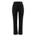 thumbnail image 3 of SNKSDGM Women's Plus Womens Dress Pants High Waisted Elastic Women's Pants with Pockets for Work Casual Solid Color Trousers in Waist Women‘S with Elastic Versatile Pants, 3 of 8