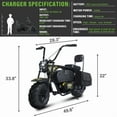 thumbnail image 4 of Oryxearth OEM36 Basic Electric Dirt Bikes, 36v 1000W Powered Mini Bicycle for Teens and Adults, up to 22 mph, Red, 4 of 8