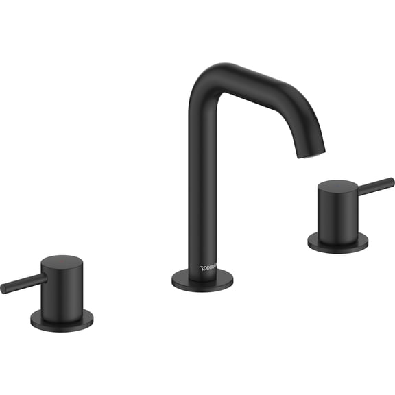 Duravit Ce1060005 Duracircle 1.2 GPM Widespread Bathroom Faucet - Black