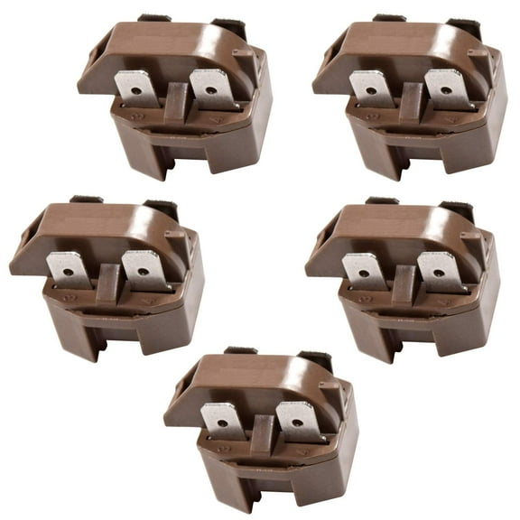 HQRP 5-Pack PTC Start Relays / Starter Replacement works with Norge CNNS208KA-AP06A127233