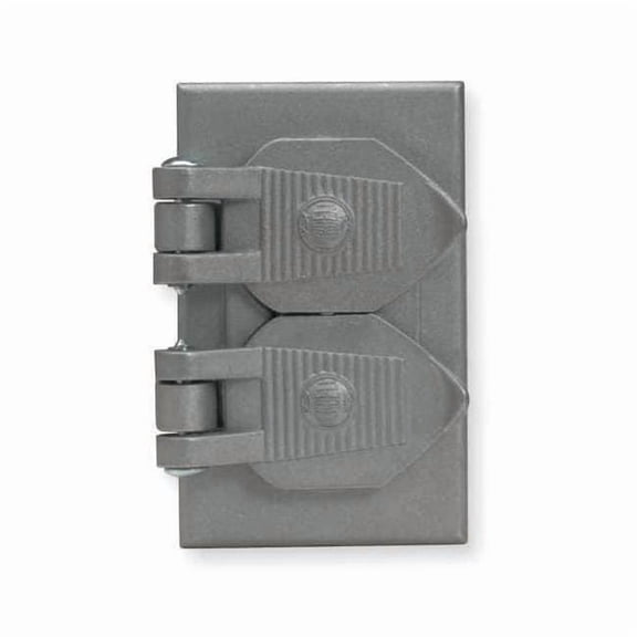 1 -Gang Horizontal Weatherproof Cover, ,Cast Aluminum
