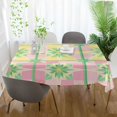 thumbnail image 3 of Yayeee Tablecloths 60" x 60" Rectangle Wrinkle Resistant Party Table Cover, Retro Beige Stars, 3 of 8