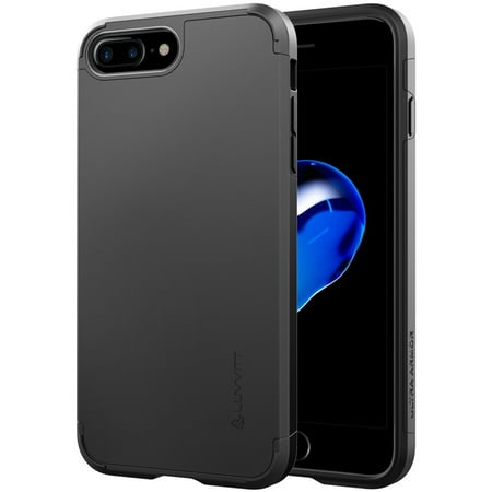 iPhone 8 Plus Case, LUVVITT [Ultra Armor] Shock Absorbing Case Best Heavy Duty Dual Layer Tough Cover for Apple iPhone 8 Plus