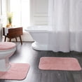 thumbnail image 4 of Mainstays Basic Polyester Bath Rug, Daylily Pink, 19.5" x 22" Contour, 4 of 5