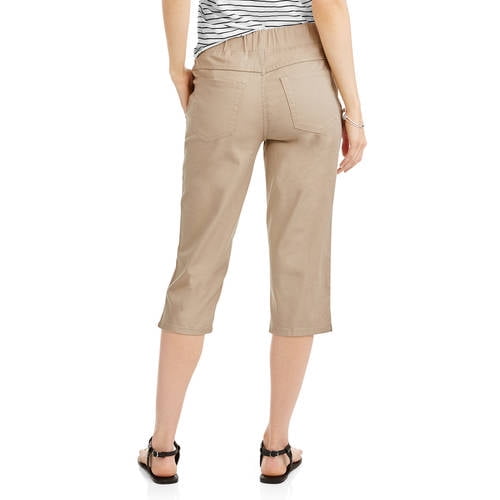 RealSize Womens 5-Pocket Stretch Capri - Walmart.com