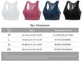 thumbnail image 2 of URMAGIC Push-up Mesh Sports Bras for Women-Front/Back Cutout Sexy Workout Yoga Crop Top, 2 of 9