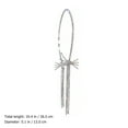 thumbnail image 2 of YSNOOWE 1Ud Accesorio Para El Con Borlas Y Diamantes En Color Plata Para Mujer, 2 of 8