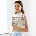 thumbnail image 6 of FORMRS 3 Ring Binder with Pockets 1.5" D-Rings Clip Board 200 Sheets Capacity, Purple Floral Rabbit, 6 of 8