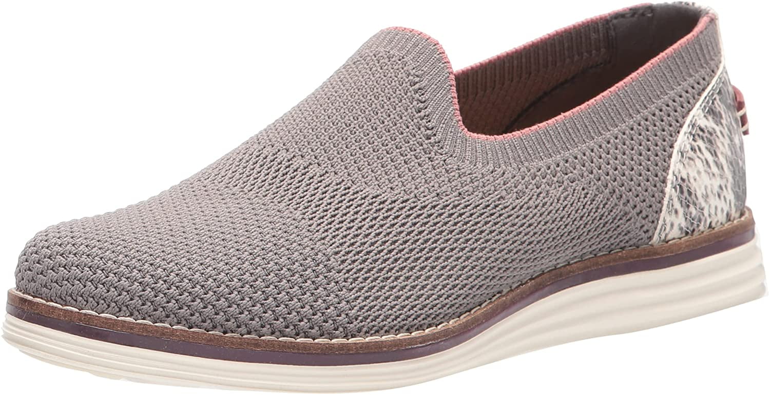 Charcoal Grey Knit/Naga Printed Snake 