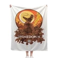 thumbnail image 1 of Manta de franela cálida con diseño de banda Shinedown, ligera y antibolitas, para todas las estaciones, para sala de estar, sofá, sillón, cama, 60 x 80 pulgadas, 1 of 8