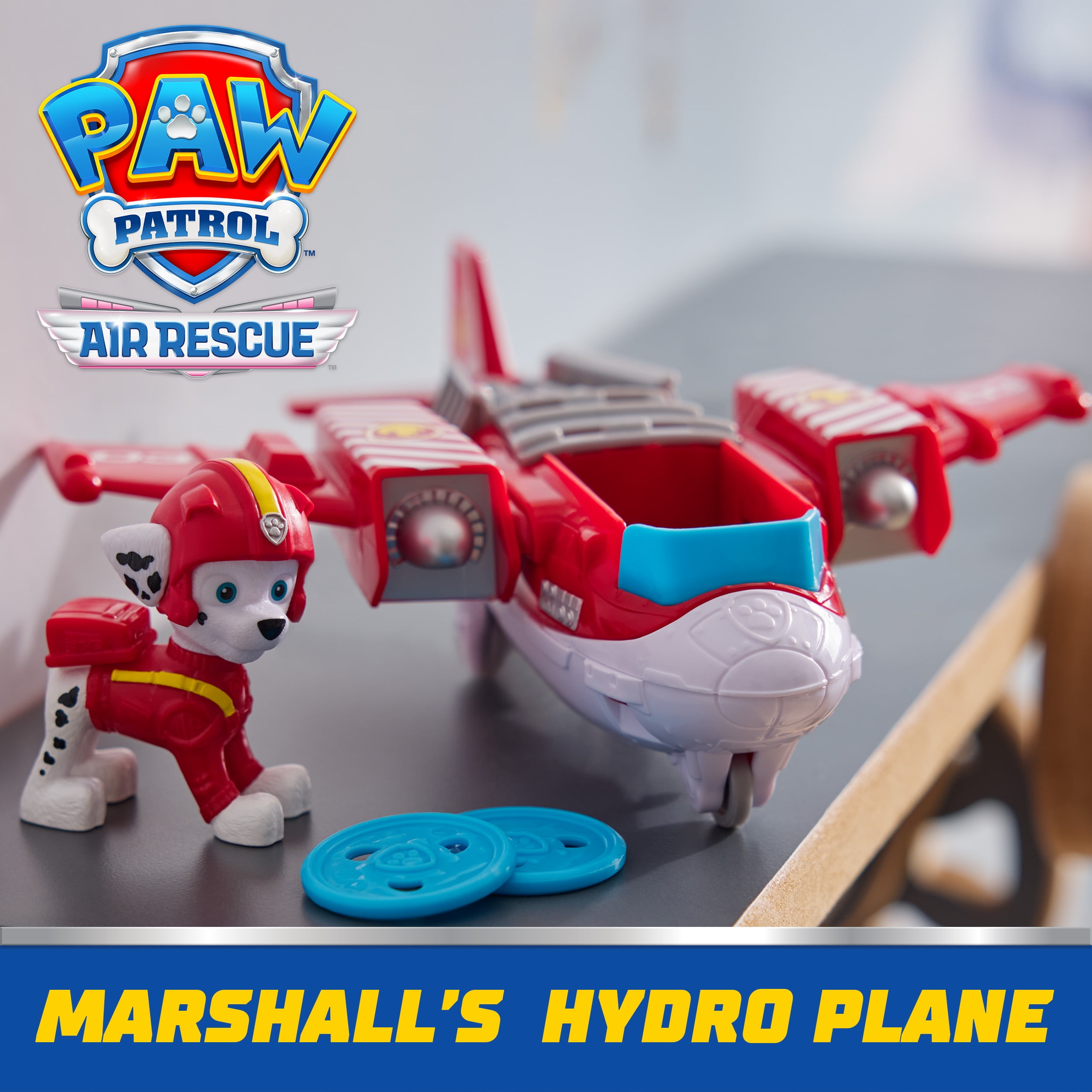 PAW Patrol: Air Rescue Hero Hydro Airplane & Marshall Figure, Air Rescue Marshall