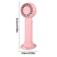 thumbnail image 3 of Newxiaaa Usb Fan With 4 Speeds Strong Airflow Ceiling Fans Summer Clearance Air Circulation Fan Smart Usb Rechargeable Personal Fan Gifts for Women Men Kids Gift (Black), 3 of 3