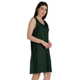 thumbnail image 2 of Inkmeso Sleeveless Plain Swing Dress For Women Knee Length A-line Summer Casual Wear, 2 of 7