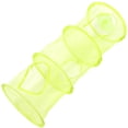 thumbnail image 4 of Colgante de malla de ahorro de espacio de bolsos organizador 3 compartimentos de almacenamiento de juguetes cesta de los niños habitación (verde), 4 of 4