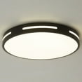 thumbnail image 5 of Aiwen Modern Classic Round Acrylic Shade LED Flush Mount Ceiling Lamp Black, 5 of 8