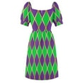 thumbnail image 7 of Harlequin Mardi Gras Dress dresses for woman 2024 elegant dresses for women, 7 of 7