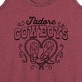 thumbnail image 3 of Instant Message - Jadore Cowboys - Women's Racerback Tank Top, 3 of 6