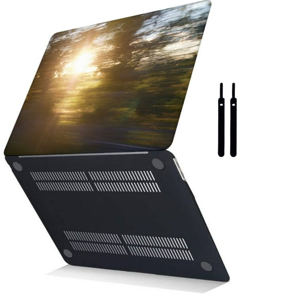 Compatible with MacBook Pro 16" Case 2020 2019 Rel. Model A2141, Plastic Hard Protective Shell Case Cover Cable Tie, Blue series A 0084