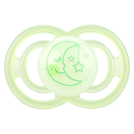 MAM Glow In The Dark Pacifiers, Baby Pacifier 6+ Months, Best Pacifier for Breastfed Babies, Premium Comfort and Oral Care 'Perfect' Collection, Unisex, 1-Count