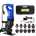 thumbnail image 5 of 1200W Electric Hole Punch Tool - Hydraulic Punching Machine with 5 Dies for Steel, Iron & Aluminum, 110V, 5 of 9