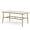 Dark Brown, variant on Patio Table for 4 Aluminum Outdoor Dining Table Square with Umbrella Hole Modern All Weather Table for Backyard Garden Deck Poolside, Brown