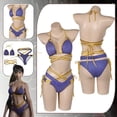 thumbnail image 2 of Traje de baño de cosplay de Eve, disfraz de fantasía de Stellar Blade para mujer y niña, conjunto de bikini, mono, traje de carnaval de Halloween, 2 of 5
