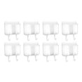 thumbnail image 1 of 8 Pcs Mobile Phone Plug Wall Mount Holder with Hooks Self-Adhesive Remote Control Holder for Home B, 1 of 5