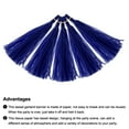 thumbnail image 4 of Uxcell 20Pcs Drak Blue Tassel Garland Banner w Rope for Wedding Birthday Party Decoration, 4 of 6