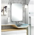 thumbnail image 3 of Gatco 32.5" Faceted Flush Mount, Rectangle Mirror, 3 of 5