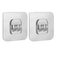 thumbnail image 1 of Self Adhesive Hooks, Heavy Duty Clear Durable Kitchen Wall Hooks  For Office, 1 of 8
