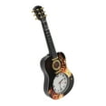 thumbnail image 4 of Modern Wall Clock, Decorative Simulation Ukulele Style Large Numbers Quartz Wall Clocks for Bedroom Student Dormitory Office, 4 of 7