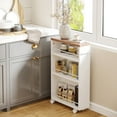 thumbnail image 6 of Tribesigns Slim Storage Cart, Rolling Narrow Kitchen Cart for Small Place, 6 of 13