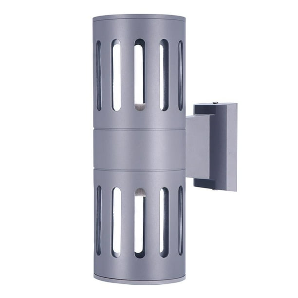 Ounissouiy Pantalla de doble cabezal IP65, accesorios de iluminación LED impermeables para pared, lámpara de pared para exteriores, enchufe E27 sin Iluminación y accesorios No.2 Ounissouiy HA024626-02