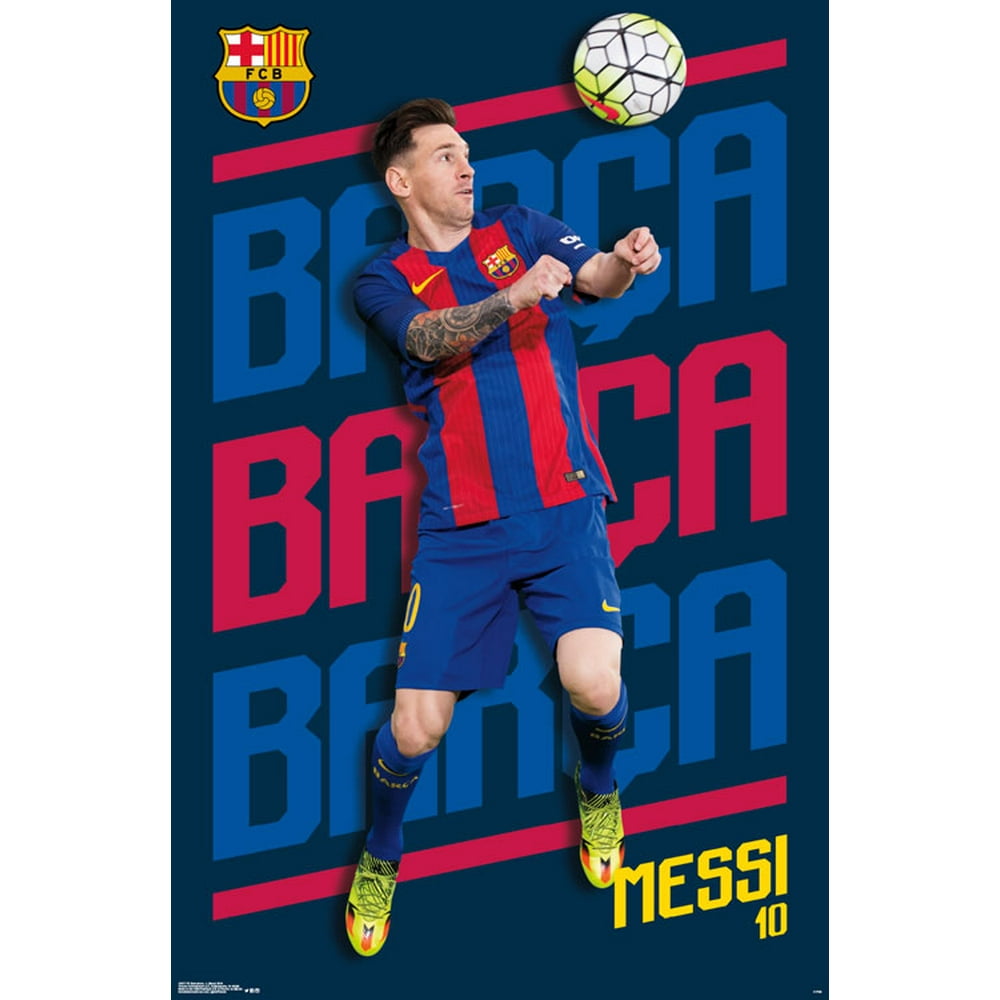 Trends International FC Barcelona Lionel Messi Wall Poster 22.375