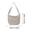 White, variant on FEOLGEHLY Sling Bag Nylon Small Crossbody Bags for Women, Lightweight Large Capacity Shoulder Bag Solid Color Crescent Bag Adjustable Strap Casual Cloth Bag for Daily Commute Shopping Outdoor Use