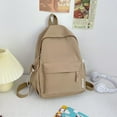 thumbnail image 4 of MesaSe Sac à Dos Mode Simple Sac d'École Sac à Livres Multi-Poches Mignon pour Fille (Blanc), 4 of 5