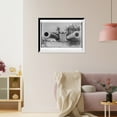 thumbnail image 3 of Historic Framed Print, A pair of 12" guns . Broadside of HMS DREADNOUGHT . the all big gun warship., 17-7/8" x 21-7/8", 3 of 9