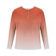 thumbnail image 3 of zbxnLI Men's Graphic Tee Shirts Long Sleeve Button T-Shirts Mens Big and Tall Casual Lightweight Shirts, 3 of 4
