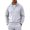 Gray, variant on Mens Mock Neck Fleece Jackets Full Zip Lightweight Athletic Jogging Coats Long Sleeve Side Pocket Casual Training Outerwear
