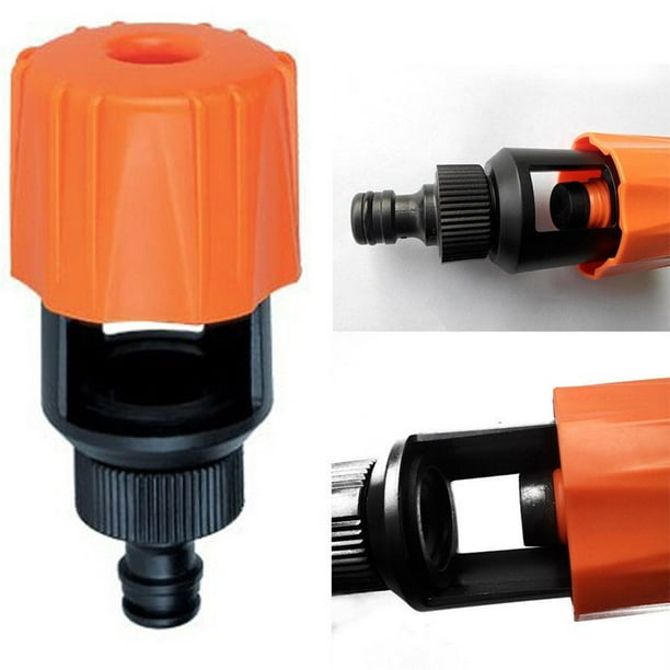 Orange Universal Garden Hose Pipe Faucet Connector Mixer Kitchen Tap