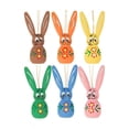 thumbnail image 1 of Alexander Taron 224-047 Dregeno Easter Ornament Rabbits set, Rainbow Color, 1 of 1