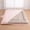 Blush Pink, variant on King Size Japanese Zippered Futon Floor Mattress Cover -Pima Cotton - 4" Depth- Solid Gray
