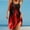 Red, variant on Aloohaidyvio Summer Dresses for Women 2024,Womens Gradient Flame Print Beach Casual Loose Tank Dress Sleeveless Halter Dresses Hot Pink 2XL