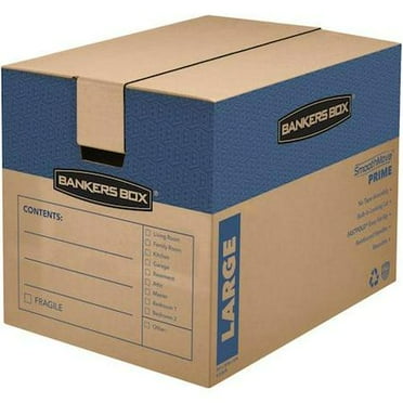 Bankers Box Box, Moving/Storage, Large, PK6 6 PK