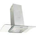 Island extractor hood 90 cm stainless steel 756 m³/h LED