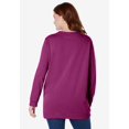 thumbnail image 3 of Woman Within Plus Size Fleece Sweatshirt, 3 of 6