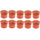 thumbnail image 1 of Cubo Plegable Naranja, Cubo de Pesca Portátil Plegable, Cubo de Color Artístico, Arandela para Bolígrafos, 1 of 6