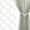 B003- White, variant on Curtain Tiebacks, Curtain Fasteners, Curtain Holders, Living Room Window Accessories, 8 Pack 17 Inch Adjustable Gray Pearl Accent Curtain Cord Tie Straps, Decorative Gray Curtain