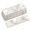 Pandora Marble with White Grout-40, variant on Peel and Stick Subway Wall Tiles, Light Black Slate, 40-pack, 3x12 Inch Textured PVC